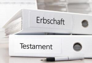 Testament und Erbschaft regeln