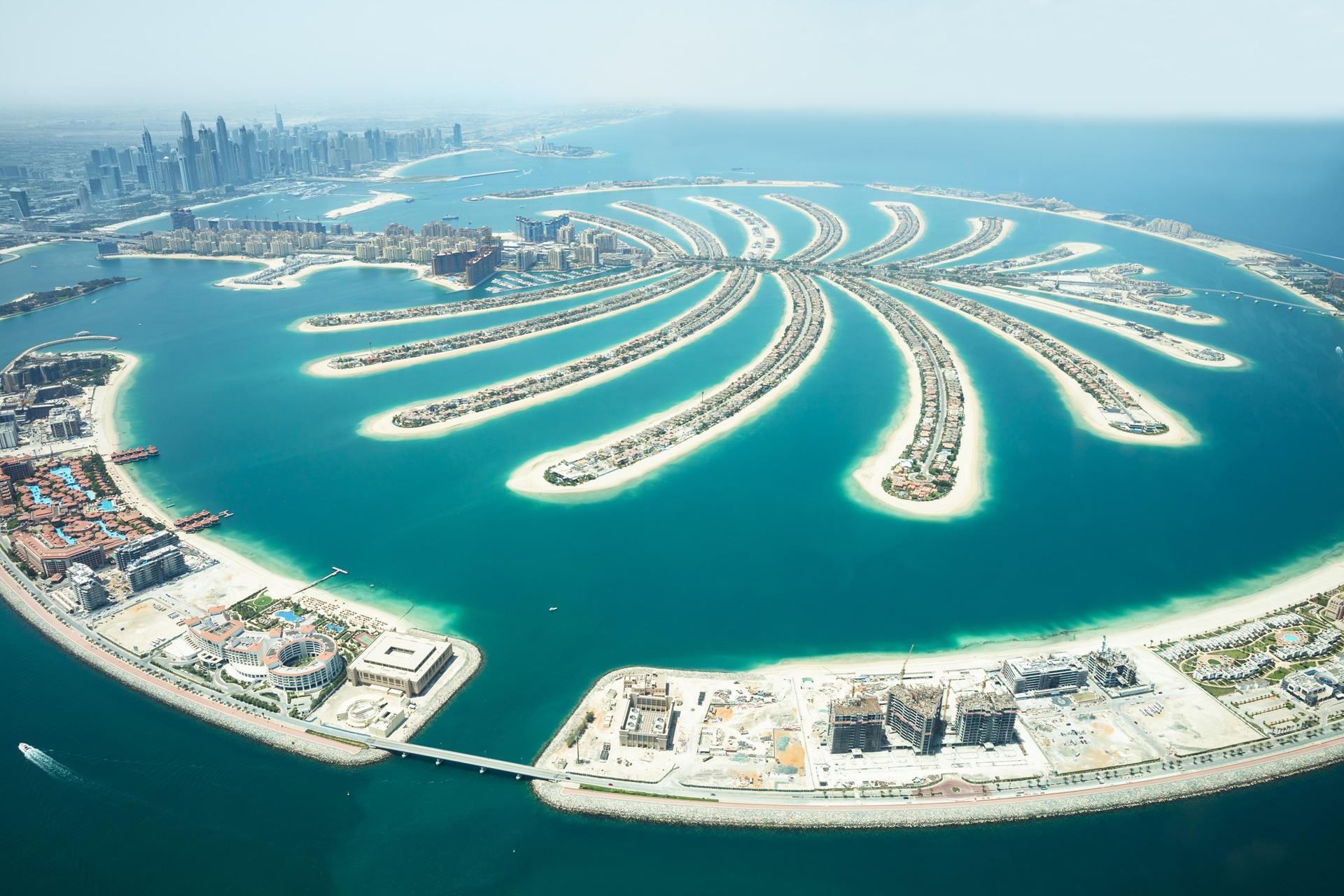 Palm Jumeirah aus der Luft | deutscher Immobilienmakler Dubai

